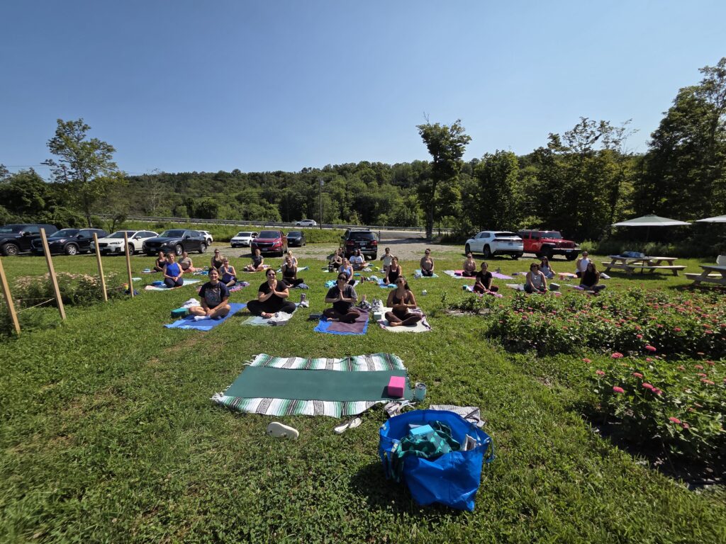 Yoga in the Flower Fields w/ Cloak n Dagger Coffee