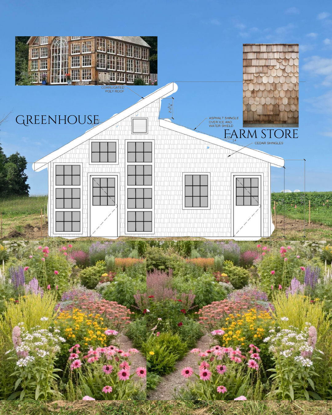 How I Want to Style The Farm’s New Reclaimed Window Greenhouse For Fall